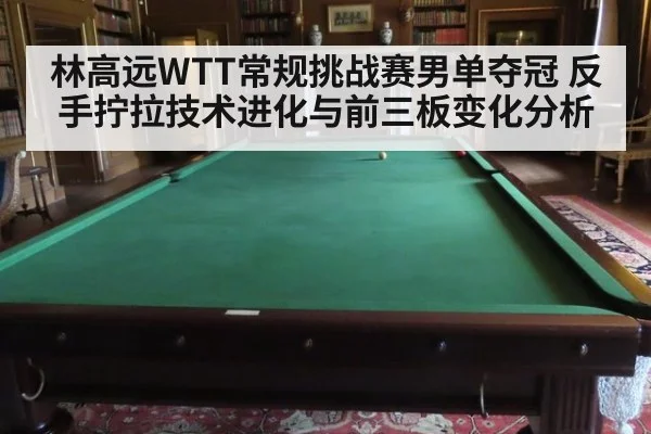 林高远WTT常规挑战赛男单夺冠 反手拧拉技术进化与前三板变化分析